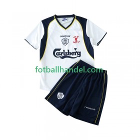 Barn Fotballdrakter Liverpool LWP 2001 Borte Retro 2002 Kortermet